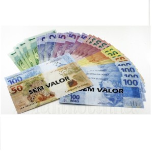 CARTELA DINHEIRINHO DE BRINQUEDO C/35