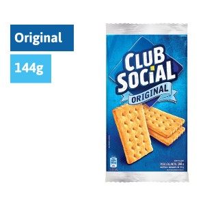 BISCOITO CLUB SOCIAL INTEGRAL TRADICIONAL 144G