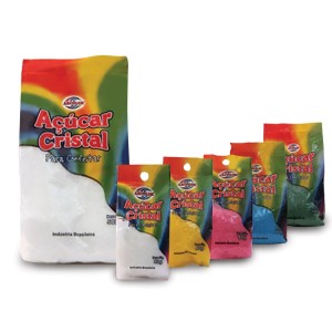 AÇÚCAR CRISTAL PARA CONFEITAR 500G VERMELHO